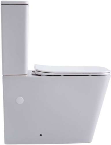 Чаша унитаза напольная Aquanet Tavr Tavr 2.0 C1 цвет белый без бачка с сиденьем микролифт безободковая каскадный смыв - фото 3