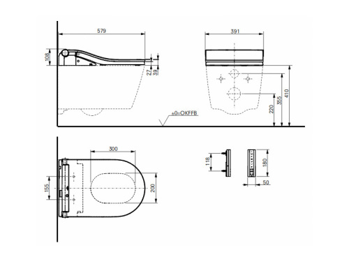 Крышка-биде TOTO TCF801CG#NW1 - фото 3