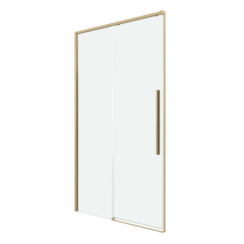 Душевая дверь Grossman Galaxy 100.K33.01.130.32.00 130х195 стекло прозрачное профиль золото глянцевое - фото 2