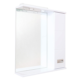 Зеркало-шкаф Onika Балтика 206704 67х16х71 подвесной цвет белый