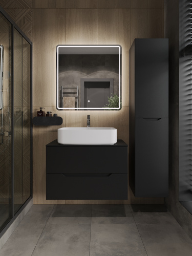 Тумба с раковиной Orange Line Li-80TubMDF+B07-600W 81х46х69 - фото 5