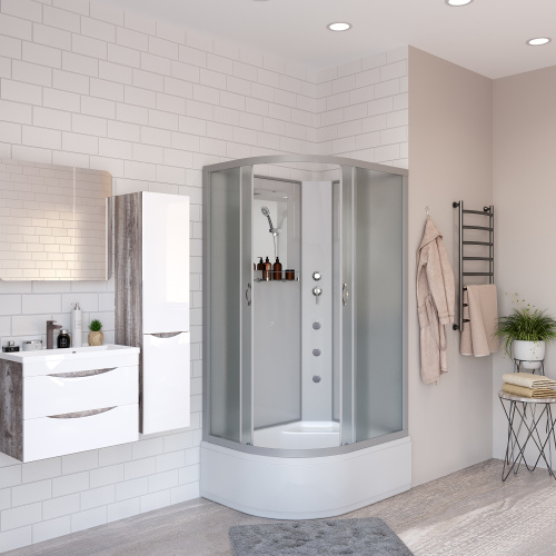 Душевая кабина Niagara Classic 23101424RBKG 120х80 асимметричная без крыши ориентация правая - фото 3