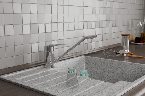 Смеситель для кухни Rush Victoria VI7135-25 на мойку хром - фото 3