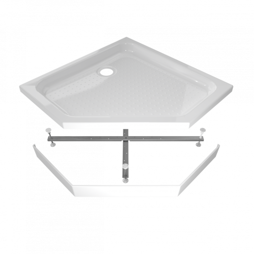 Душевой поддон Тритон Щ0000056825 100х100 акрил белый с каркасом - фото 3