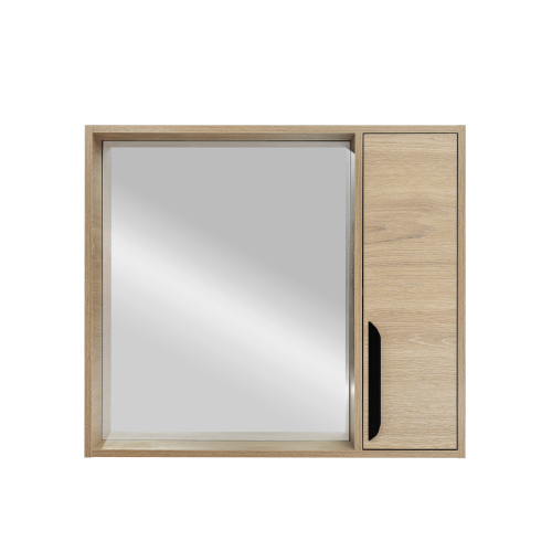 Зеркало-шкаф Viant КЕЛЬН VKEL80SD-ZSH 80х16х70 подвесной цвет бежевый - фото 2