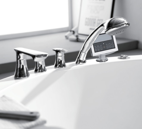 Ванна акриловая гидромассажная Gemy G9230 K 150х150 отдельностоящая круглая с каркасом - фото 4