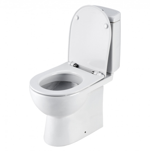 Унитаз-компакт напольный с бачком Santek Остин 1WH302419 белый с сиденьем микролифт душевой смыв - фото 3