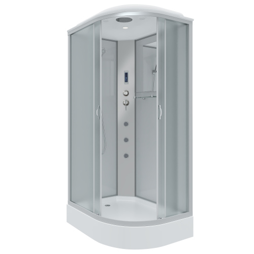 Душевая кабина Niagara Classic 33121423LF 120х80 асимметричная с крышей ориентация левая