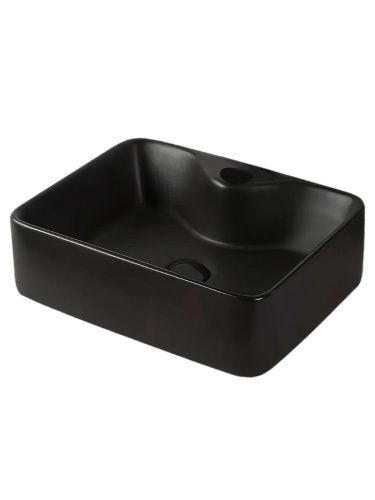 Тумба с раковиной Orange Line Li-70TugMDF+B01-475MB 70х46х70 подвесная цвет графит матовый - фото 3