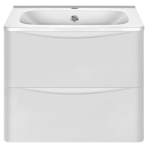 Тумба под раковину Vincea Paola VMC-2P600GW 59х47х50 подвесная цвет белый - фото 2