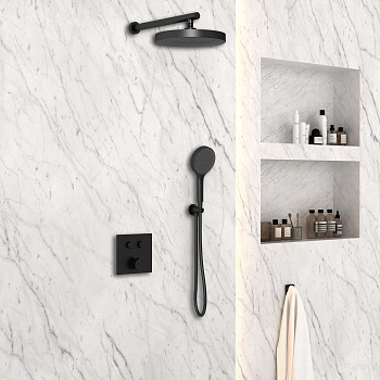 Душевая система Vincea VSFW-4I212RMB встраиваемая в стену