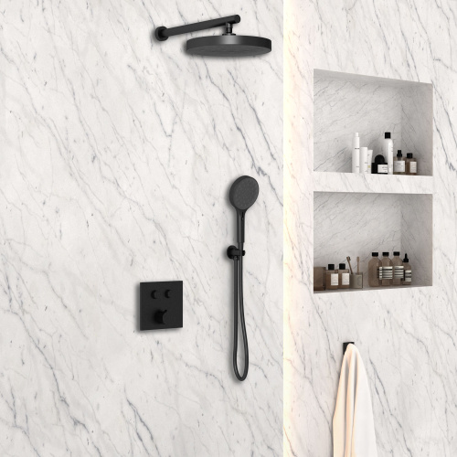 Душевая система Vincea VSFW-4I212MB встраиваемая в стену