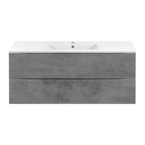 Тумба под раковину Vincea Mia VMC-2MC120BT 121х50х46 подвесная цвет серый - фото 3