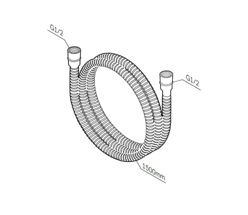Шланг для душа Am.Pm F0400664 хром - фото 3