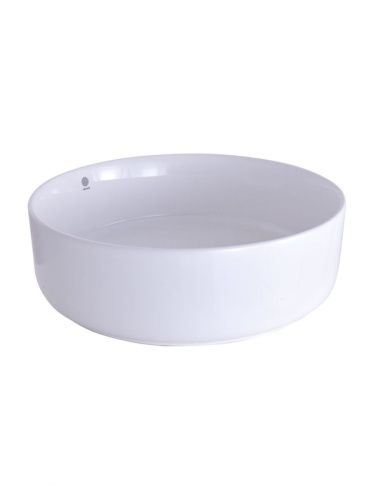 Раковина из сантехнического фарфора Orange B09-360W 40х40 накладная цвет белый - фото 4