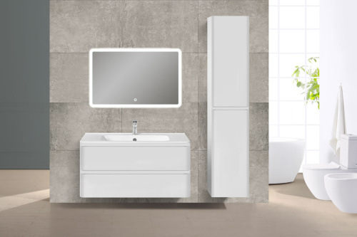 Тумба под раковину Vincea Vico VMC-2V100GW 100х47х50 подвесная цвет белый - фото 2