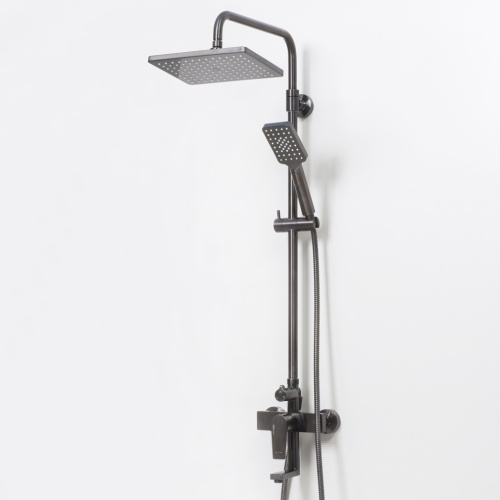 Душевая стойка WasserKRAFT Wiese A18401 настенная цвет оружейная сталь - фото 2