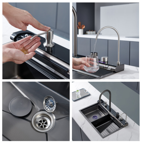 Кухонная мойка Cerutti SPA CT10578 75х46 цвет графит - фото 4