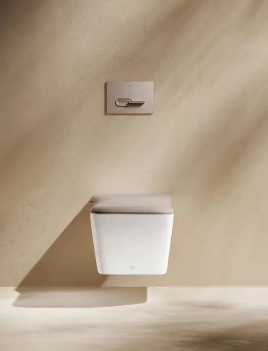 Унитаз-биде подвесной Arrow AKB2130H белый/бежевый с сиденьем микролифт безободковый каскадный смыв - фото 5