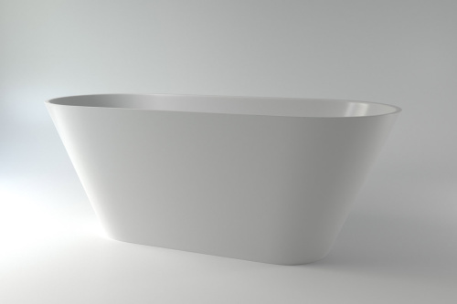 Ванна из искусственного камня Holbi SELENA 1.01.006.11.1 161х68 отдельностоящая овальная