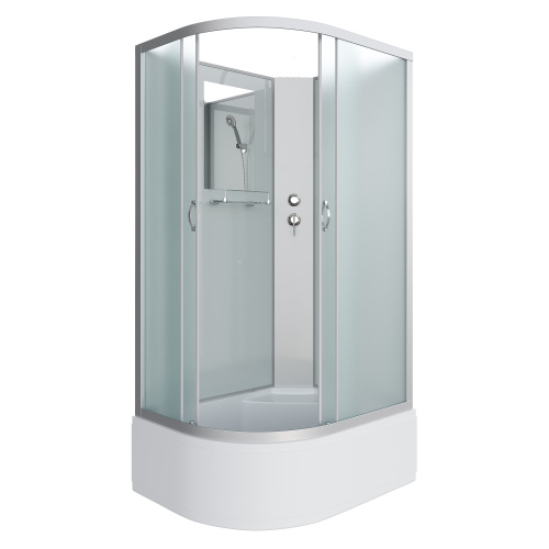 Душевая кабина Niagara Classic 23101424RBK 120х80 асимметричная без крыши ориентация правая