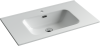 Раковина из сантехнического фарфора Ceramica Nova ELEMENT CN7005 80х50 накладная цвет белый