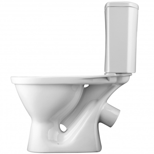 Унитаз-компакт напольный с бачком Santek Алькор 1WH302196 белый с сиденьем каскадный смыв - фото 3