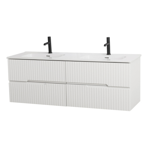 Тумба под раковину Cezares DUET DUET-N-1400-4C-SO-2-BL 140х46х50 подвесная - фото 2