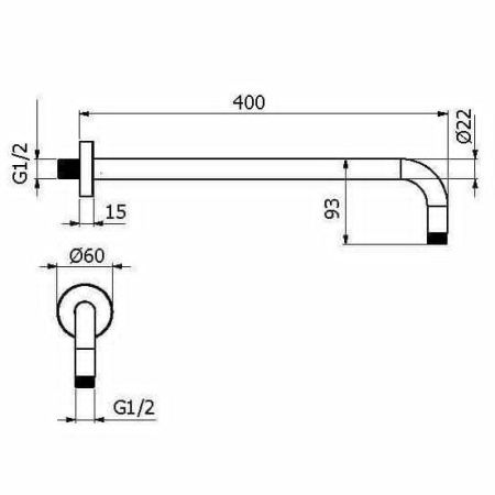 Держатель для душа Plumberia Selection SHOWER SAT3130RS медь