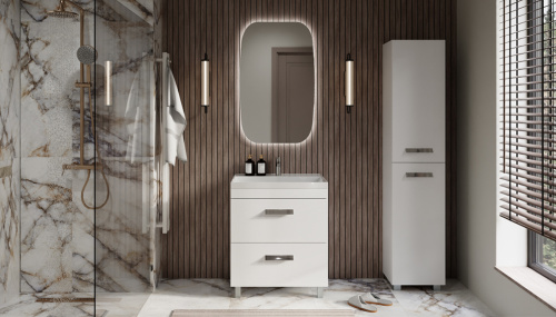 Пенал Velvex ORLANDO 40х30х190 pnORL.190-211 напольный цвет серый - фото 2