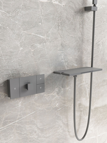 Душевая система Vincea VSFW-2F11TGM встраиваемая в стену с термостатом - фото 2