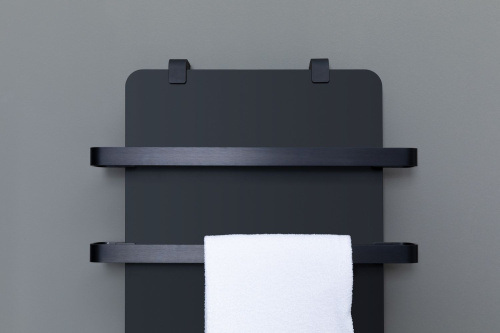 Полотенцесушитель Allen Brau Infinity 00325638 44х120 электрический черный - фото 5