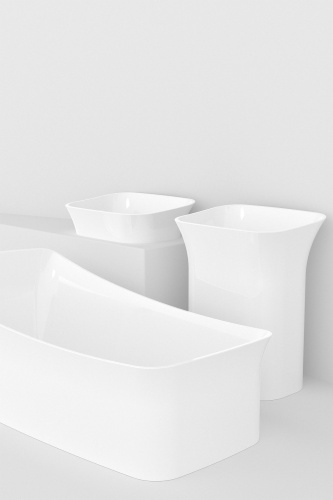 Ванна из искусственного камня Technova Bluma VATBL 180х92 отдельностоящая прямоугольная - фото 2