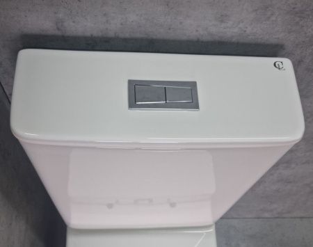 Унитаз напольный с бачком CeramaLux TR2176-1 белый с сиденьем микролифт смыв торнадо