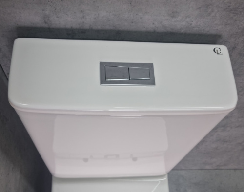 Унитаз напольный с бачком CeramaLux TR2177 белый с сиденьем микролифт смыв торнадо - фото 4