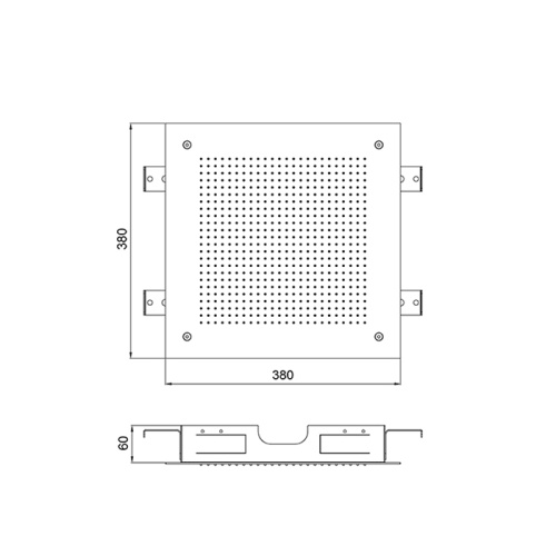 Верхний душ Almar E044279.MB черный матовый - фото 2