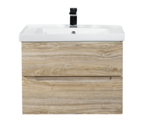 Тумба под раковину Art&Max TECHNO AM-Techno-700-2C-SO-LW823 67х46х50 подвесная цвет дуб мелфорд - фото 2