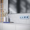 Накладка для розетки TV+RJ45 кат. 6 VOLTUM S70 VLS002715