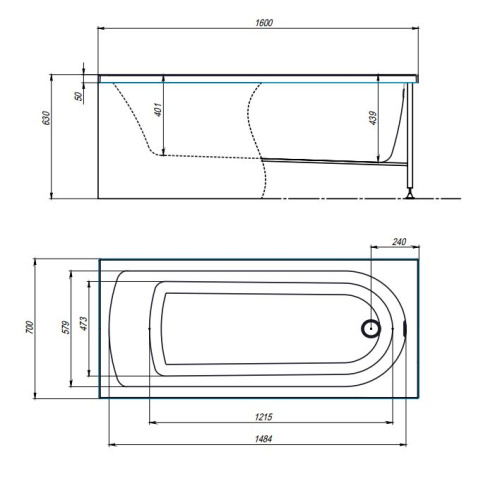 Ванна акриловая гидромассажная Timo MIKA MIKA1670-KT16-SPV1505-T-CM-FP16S 160х70 пристенная прямоугольная с каркасом - фото 2