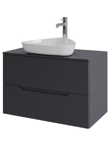 Тумба с раковиной Orange Line Li-80TugMDF+B07-500W 81х46х66 - фото 2