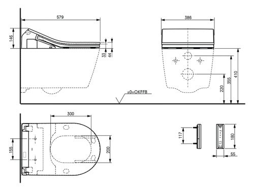 Крышка-биде TOTO TCF894CG#NW1 - фото 3