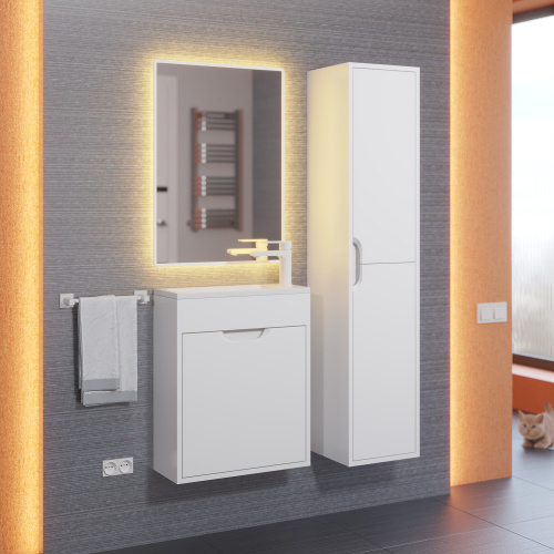 Тумба с раковиной Uperwood UPD Modul 393020544 50х21х62 цвет белый матовый - фото 2