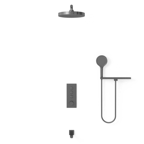 Душевая система Vincea VSFW-433TI2RGM встраиваемая в стену с термостатом - фото 3