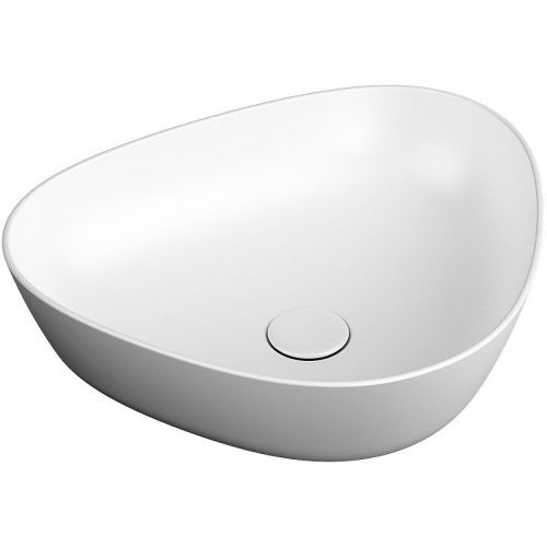 Раковина из сантехнического фарфора Vitra Plural 7812B401-0016 50х40 накладная цвет белый без отверстий под смеситель