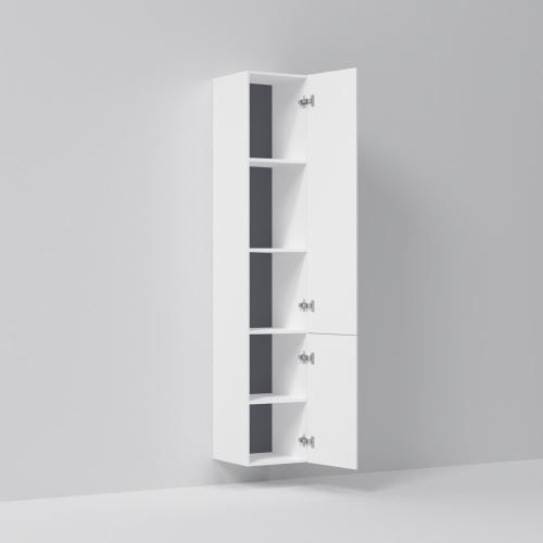 Шкаф-пенал Am.Pm Gem M90CHR0306WG 30х31х167 подвесной цвет белый - фото 5