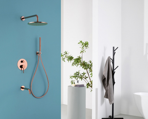 Душевая система ABBER AF8117RG встраиваемая в стену - фото 2