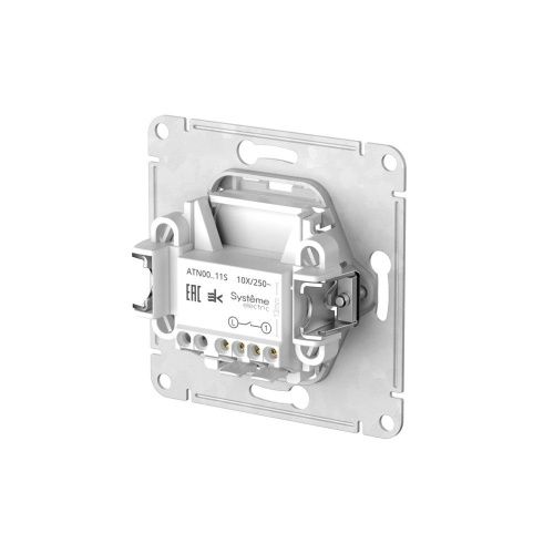 Выключатель 1-клавишный сх.1 10АХ Systeme Electric AtlasDesign (АтласДесигн) ATN001011S - фото 2