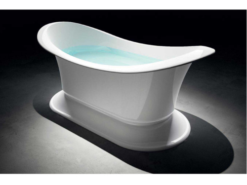 Ванна из метакрилата Gruppo Treesse GRANDE SOLEIL V1881/cromo 185х85 отдельностоящая асимметричная - фото 2