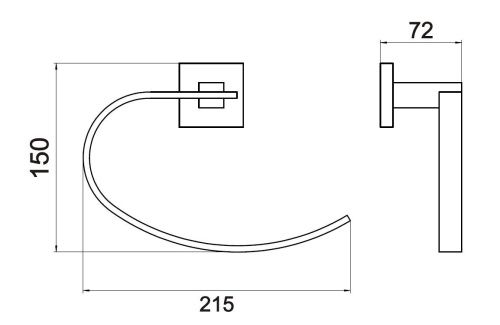 Полотенцедержатель Savol S-06563C - фото 2