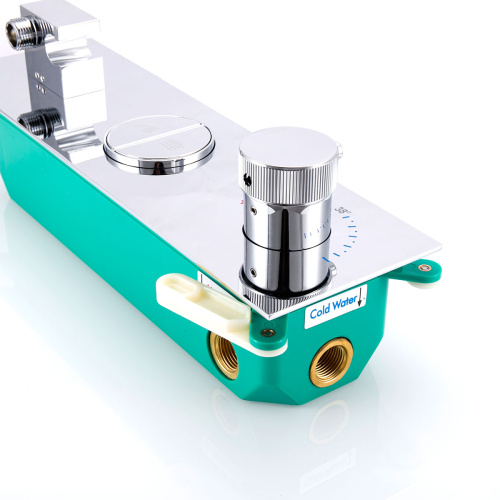 Смеситель для душа Vincea VSCV-422TCH встраиваемый в стену хром с термостатом - фото 3